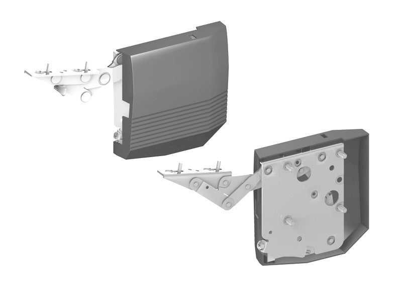 Kinvaro T-65 klepdeurbeslag incl. afdekkap