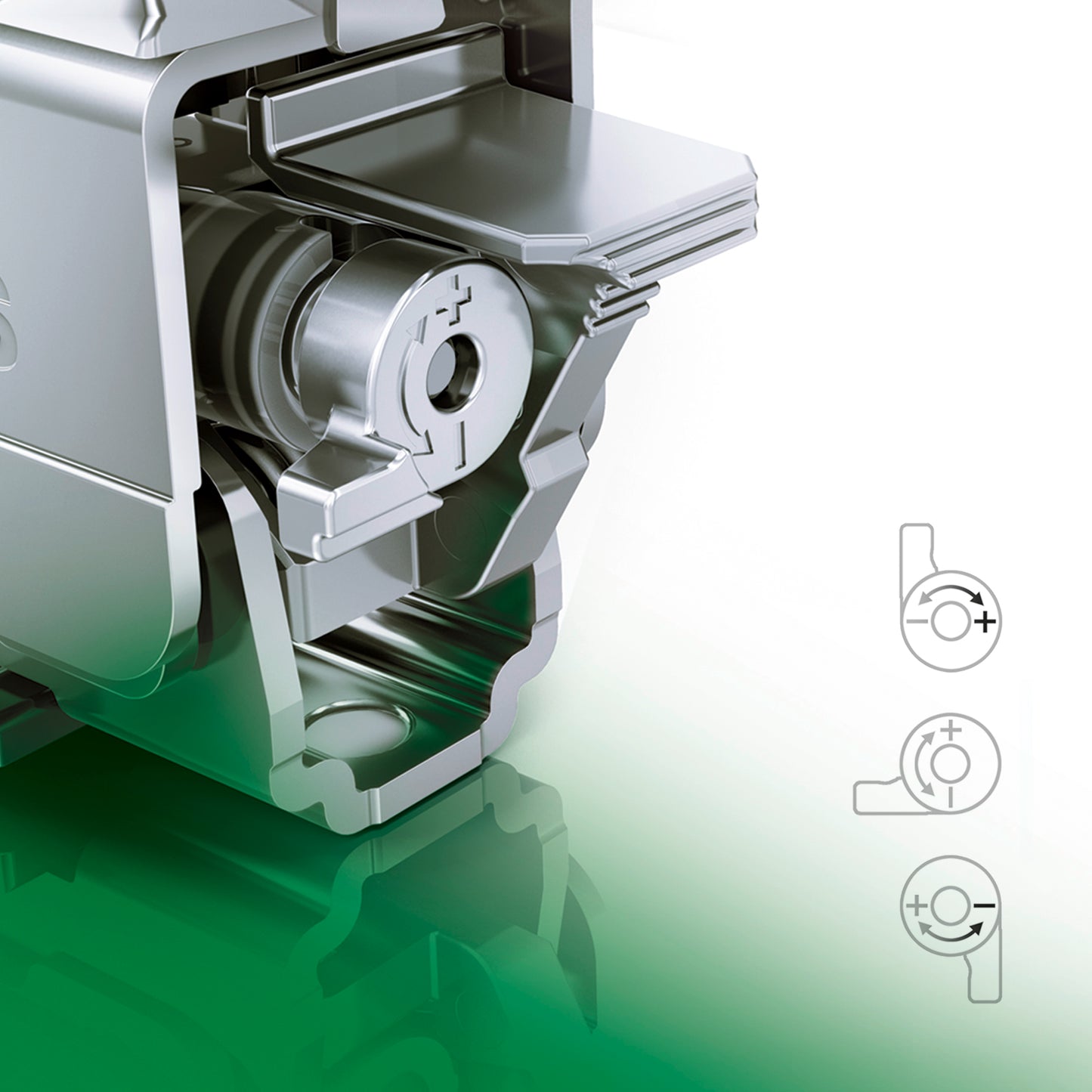 Tiomos scharnier M0 125° MA 48/6