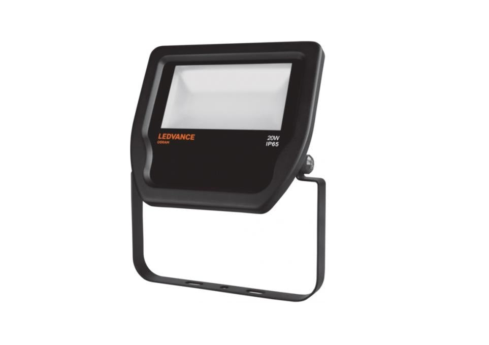 LED Floodlight 20W 830 BK IK07 IP65