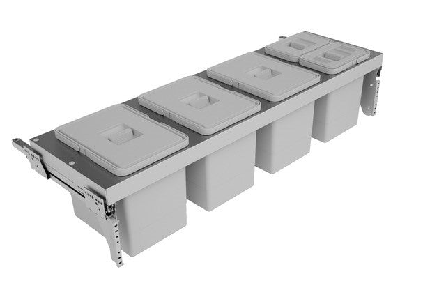 SIGE afvalsysteem 120B x 30H 15/15/15/8/8L incl. geleiders Quooker