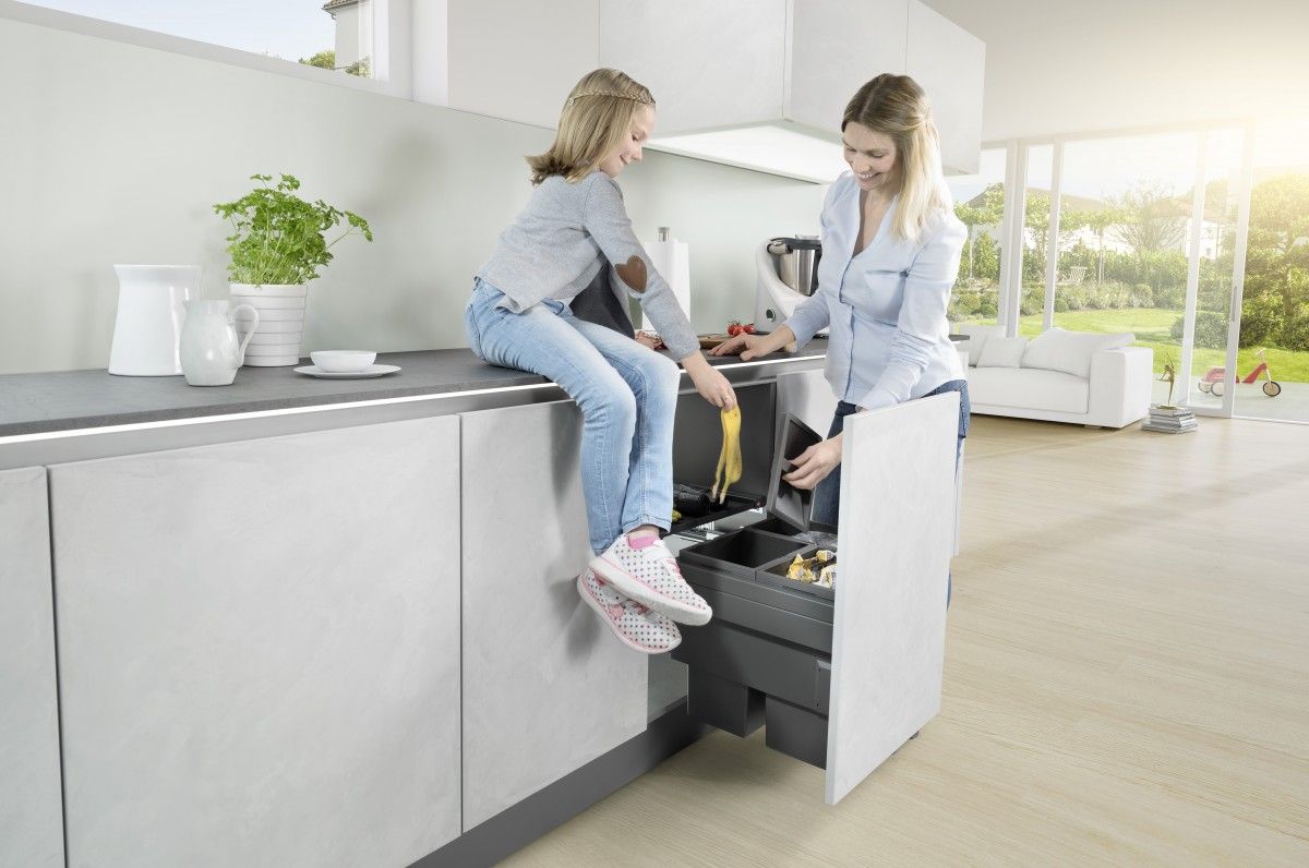 Cargo Synchro afvalsysteem 60B x 37H 28/28L incl. HAILO 400 geleiders