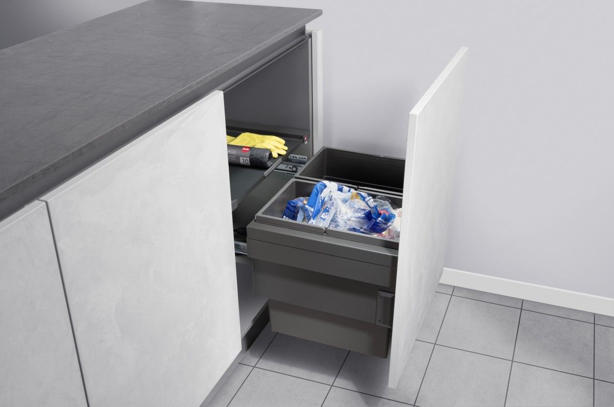 Cargo Synchro afvalsysteem 60B x 37H 28/28L incl. HAILO 400 geleiders