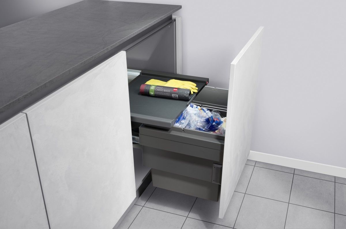 Cargo Synchro afvalsysteem 60B x 37H 28/28L incl. HAILO 400 geleiders