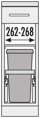 Euro Cargo S afvalsysteem 30B x 44H 30L incl. GRASS 450 geleiders