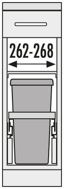 Euro Cargo S afvalsysteem 30B x 44H 13/13L incl. GRASS 450 geleiders