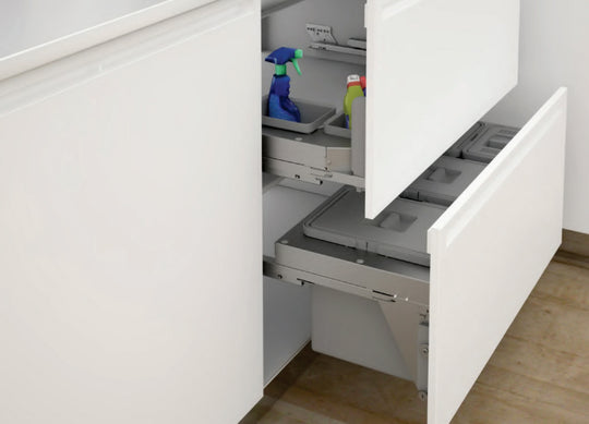 SIGE afvalsysteem 80B x 30H 15/8/8/8L incl. geleiders Quooker