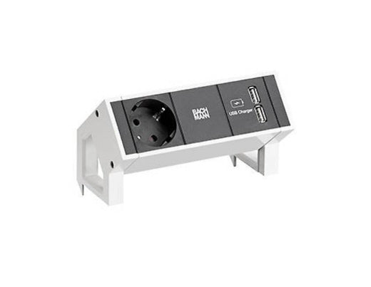 Desk 2 1x230V + 1xUSB 0,2m GST