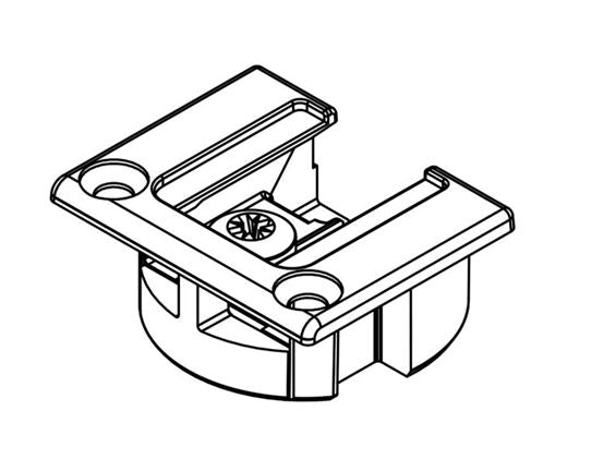 Tiomos klepscharnier T12 pot 35mm