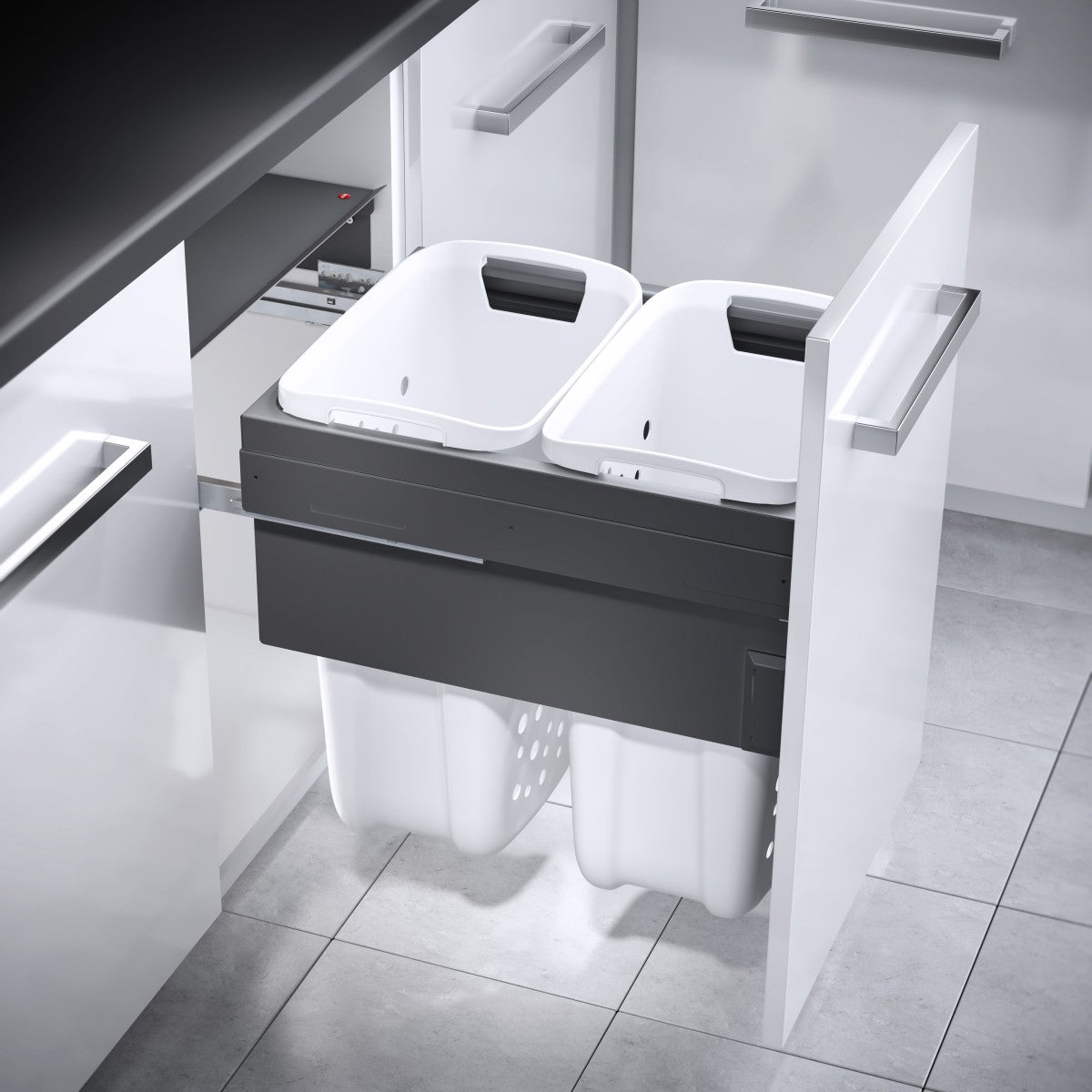 Laundry Carrier 500 2x33L incl. geleiders