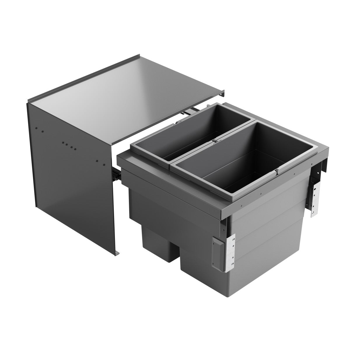 Cargo Aqua afvalsysteem 75B x 37H 28/18L incl. 420 geleiders Quooker