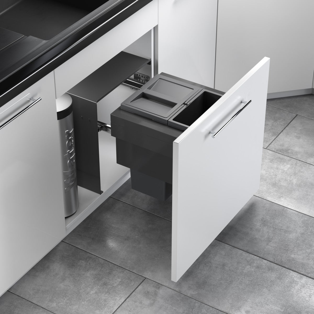 Cargo Aqua afvalsysteem 60B x 37H 13/13L incl. 400 geleiders Quooker