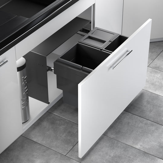 Cargo Aqua afvalsysteem 90B x 37H 28/13/13L incl. 400 geleiders Quooker