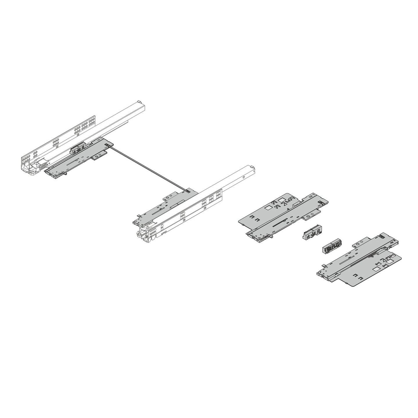 Dynapro Tipmatic push-to-open set