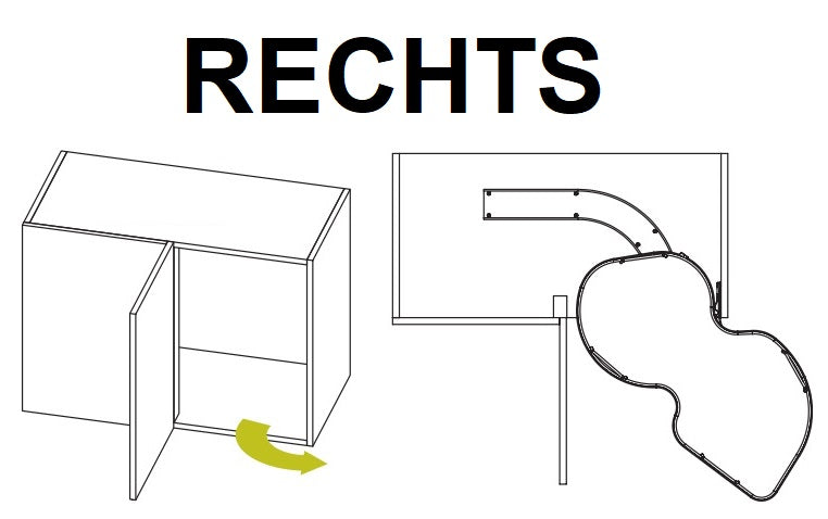 SIGE Nuvola Pro Line steunas rechts