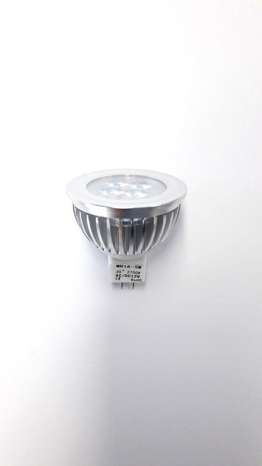 LED MR16 Spot 5W 2700K 12V  GU5,3