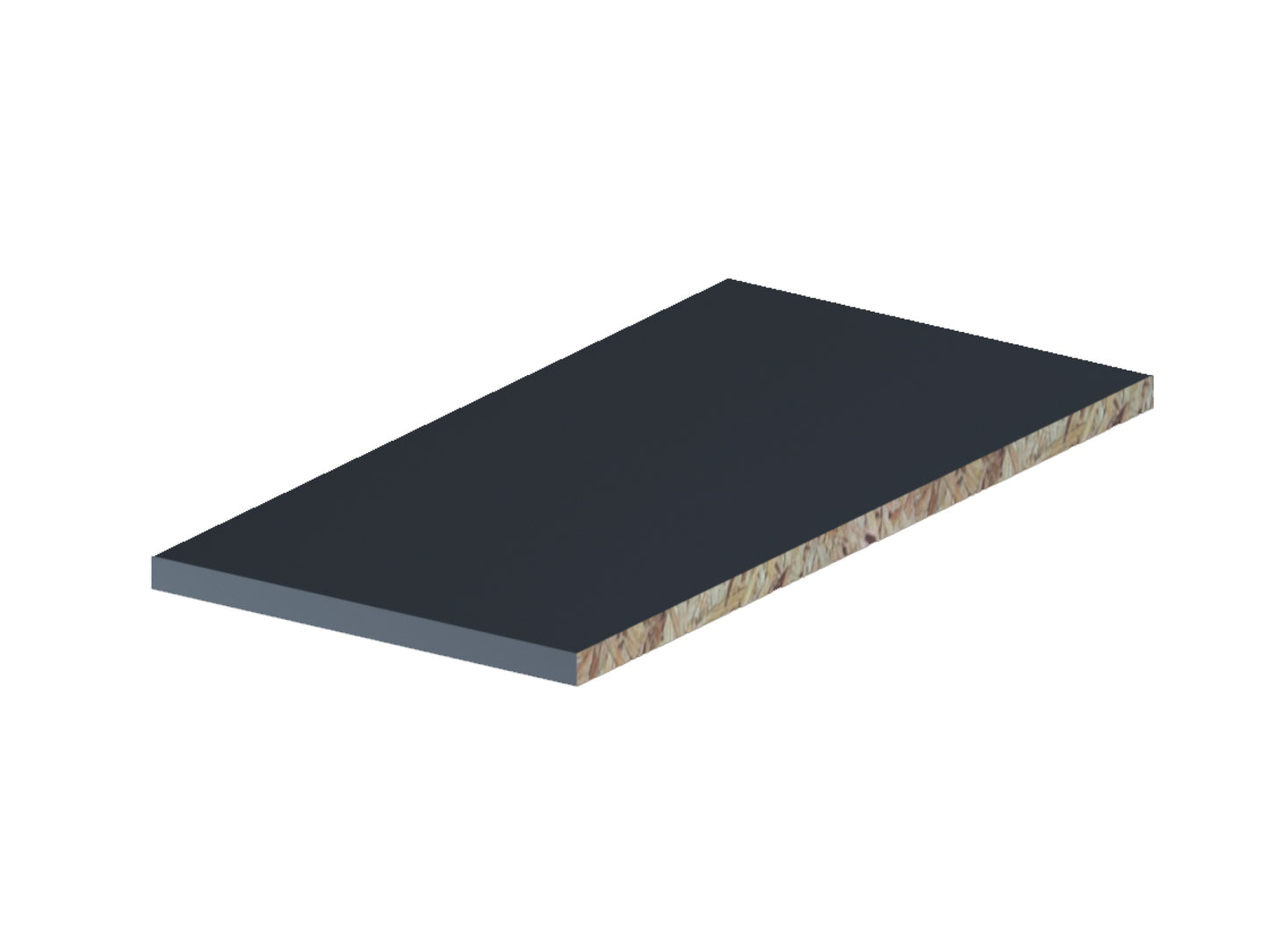 Legplank onder/staande kast 263x494 18mm