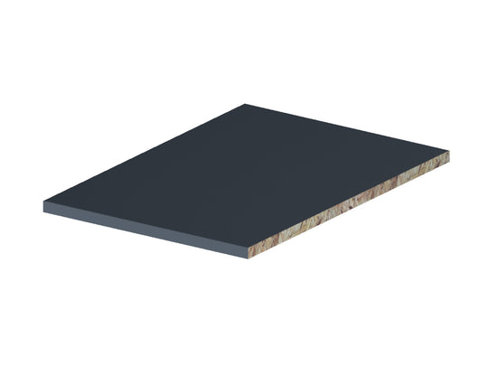 Legplank onder/staande kast 363x494 18mm