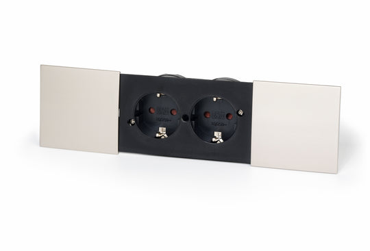 Due stekkerdoos 2x230V - 2m RA