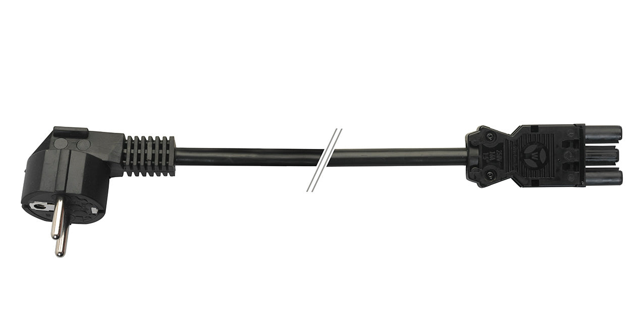 Netsnoer haakse Schuko / Wieland GST18i3 2m
