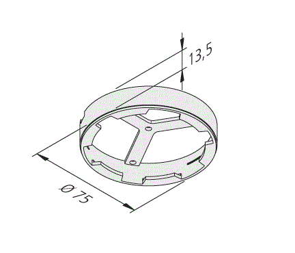FR 68 opbouwring rond